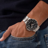  Shop Authentic Guess Track Black Dial Silver Steel Strap Watch for Men - GW0426G1 - Luxxuri