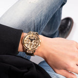  Shop Authentic Guess Queen Quartz Gold Dial Gold Steel Strap Watch For Men - GW0497G2 - Luxxuri