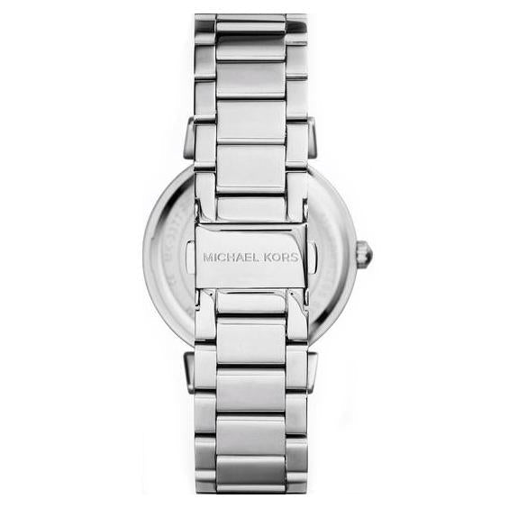  Shop Authentic Michael Kors Catlin Silver Dial Silver Steel Strap Watch for Women - MK3355 - Luxxuri