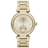  Shop Authentic Michael Kors Skylar Gold Dial Gold Steel Strap Watch for Women - MK5867 - Luxxuri