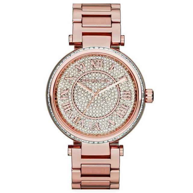  Shop Authentic Michael Kors Skylar Rose Gold Dial Rose Gold Steel Strap Watch for Women - MK5868 - Luxxuri