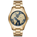  Shop Authentic Michael Kors Layton Pave Blue Dial Gold Steel Strap Watch for Women - MK6243 - Luxxuri