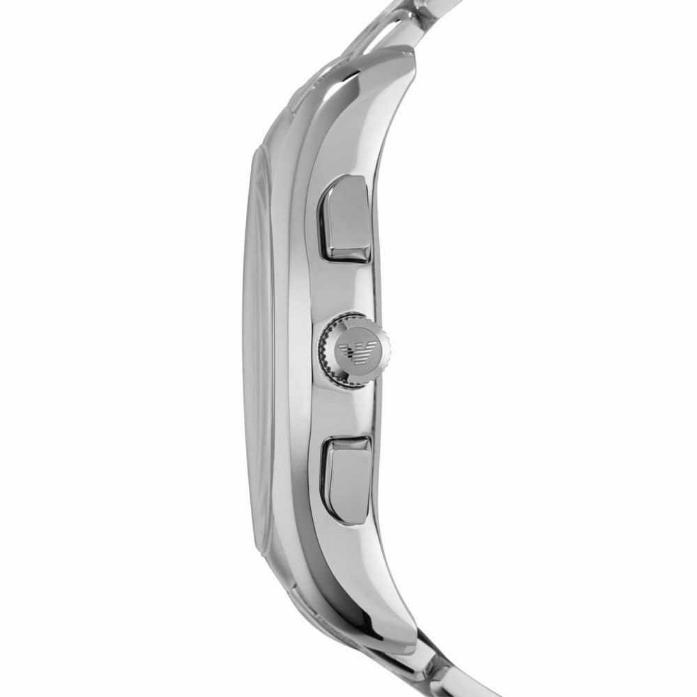  Shop Authentic Emporio Armani Velente Chronograph Quartz Silver Dial Silver Steel Strap Watch For Men - AR1702 - Luxxuri