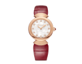  Shop Authentic Bvlgari Divas Dream Diamonds Mother of Pearl Dial Red Leather Strap Watch for Women - DREAM102840 - Luxxuri