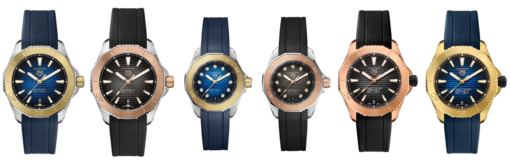  Shop Authentic Tag Heuer Aquaracer Professional 200 Automatic Blue Dial Blue Rubber Strap Watch for Men - WBP2150.FT6210 - Luxxuri