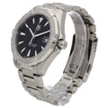  Shop Authentic Tag Heuer Aquaracer Quartz Black Dial Silver Steel Strap Watch for Men - WAY1110.BA0928 - Luxxuri