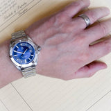  Shop Authentic Tag Heuer Aquaracer Quartz Blue Dial Silver Steel Strap Watch for Men - WAY1112.BA0928 - Luxxuri