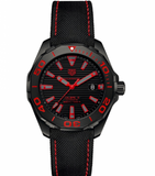  Shop Authentic Tag Heuer Aquaracer Caliber 5 Black Dial Black Nylon Strap Watch for Men - WAY208A.FC6381 - Luxxuri