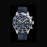  Shop Authentic IWC Aquatimer Chronograph Blue Dial Blue Rubber Strap Watch for Men - IW376711 - Luxxuri