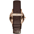  Shop Authentic Emporio Armani Classic Brown Dial Brown Leather Strap Watch For Men - AR0383 - Luxxuri