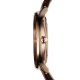  Shop Authentic Emporio Armani Classic Brown Dial Brown Leather Strap Watch For Men - AR0383 - Luxxuri