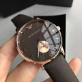  Shop Authentic Emporio Armani Classic Brown Dial Brown Leather Strap Watch For Men - AR0383 - Luxxuri