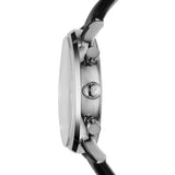  Shop Authentic Emporio Armani Gianni White Dial Black Leather Strap Watch For Men - AR0385 - Luxxuri