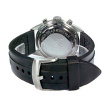  Shop Authentic Emporio Armani Sportivo Chronograph Black Dial Black Rubber Strap Watch For Men - AR0527 - Luxxuri