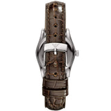  Shop Authentic Emporio Armani Classic Quartz Beige Dial Brown Leather Strap Watch For Men - AR0646 - Luxxuri