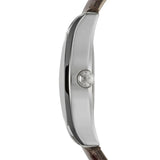  Shop Authentic Emporio Armani Classic Quartz Beige Dial Brown Leather Strap Watch For Men - AR0646 - Luxxuri