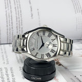  Shop Authentic Emporio Armani Classic Quartz Silver Dial Silver Steel Strap Watch For Men - AR0647 - Luxxuri