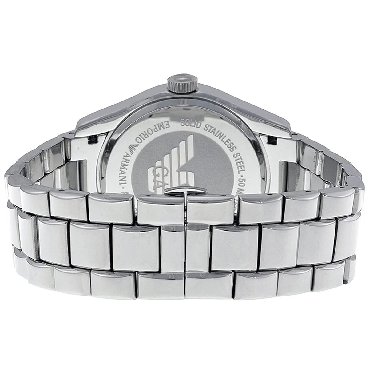  Shop Authentic Emporio Armani Classic Quartz Silver Dial Silver Steel Strap Watch For Men - AR0647 - Luxxuri