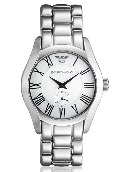  Shop Authentic Emporio Armani Classic Quartz Silver Dial Silver Steel Strap Watch For Men - AR0647 - Luxxuri