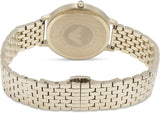  Shop Authentic Emporio Armani Dress Analog Mother of Pearl Dial Gold Steel Strap Watch For Women - AR11007 - Luxxuri