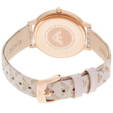  Shop Authentic Emporio Armani Classic White Dial Beige Leather Strap Watch For Women - AR11008 - Luxxuri