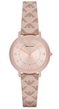  Shop Authentic Emporio Armani Kappa Quartz Rose Gold Dial Pink Leather Strap Watch For Women - AR11010 - Luxxuri