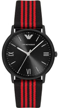  Shop Authentic Emporio Armani Kappa Black Dial Two Tone NATO Strap Watch For Men - AR11015 - Luxxuri