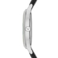 Emporio Armani Lambda Classic Quartz Black Dial Black Leather Strap Watch For Men - AR11020