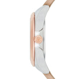  Shop Authentic Emporio Armani Valeria Quartz White Dial Beige Leather Strap Watch For Women - AR11031 - Luxxuri
