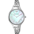  Shop Authentic Emporio Armani Aurora Mother Of Pearl White Dial Silver Steel Strap Watch For Women - AR11054 - Luxxuri