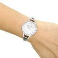  Shop Authentic Emporio Armani Aurora Mother Of Pearl White Dial Silver Steel Strap Watch For Women - AR11054 - Luxxuri