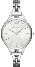  Shop Authentic Emporio Armani Aurora Mother Of Pearl White Dial Silver Steel Strap Watch For Women - AR11054 - Luxxuri