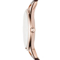  Shop Authentic Emporio Armani Aurora Mother of Pearl White Dial Brown Leather Strap Watch For Women - AR11057 - Luxxuri