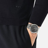  Shop Authentic Emporio Armani Luigi Quartz Grey Dial Silver Mesh Bracelet Watch For Men - AR11069 - Luxxuri
