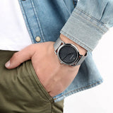  Shop Authentic Emporio Armani Luigi Quartz Grey Dial Silver Mesh Bracelet Watch For Men - AR11069 - Luxxuri