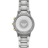  Shop Authentic Emporio Armani Renato Chronograph Quartz Silver Dial Two Tone Steel Strap Watch For Men - AR11076 - Luxxuri