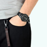  Shop Authentic Emporio Armani Renato Quartz Black Dial Black Steel Strap Watch For Men - AR11079 - Luxxuri