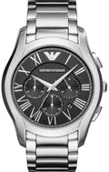  Shop Authentic Emporio Armani Valente Chronograph Quartz Black Dial Silver Steel Strap Watch For Men - AR11083 - Luxxuri