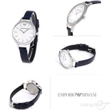  Shop Authentic Emporio Armani Aurora Quartz Mother Of Pearl White Dial Blue Leather Strap Watch For Women - AR11090 - Luxxuri
