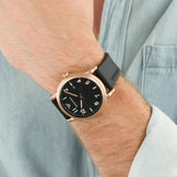  Shop Authentic Emporio Armani Luigi Quartz Black Dial Black Rubber Strap Watch For Men - AR11097 - Luxxuri