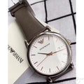  Shop Authentic Emporio Armani Herren White Dial Brown Leather Strap Watch For Men - AR11103 - Luxxuri