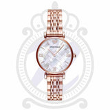  Shop Authentic Emporio Armani Mother of Pearl Dial Rose Gold Steel Strap Watch For Women - AR11110 - Luxxuri