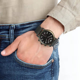  Shop Authentic Emporio Armani Luigi Quartz Chronograph Black Dial Green Mesh Bracelet Watch For Men - AR11115 - Luxxuri