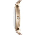 Emporio Armani Analog Grey Dial Pink Leather Strap Watch For Women - AR11126
