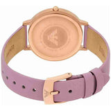  Shop Authentic Emporio Armani Kappa Mother Of Pearl White Dial Pink Leather Strap Watch For Women - AR11130 - Luxxuri