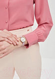  Shop Authentic Emporio Armani Kappa Mother Of Pearl White Dial Pink Leather Strap Watch For Women - AR11130 - Luxxuri