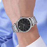  Shop Authentic Emporio Armani Classic Quartz Grey Dial Silver Steel Strap Watch For Men - AR11134 - Luxxuri
