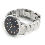  Shop Authentic Emporio Armani Renato Blue Dial Silver Steel Strap Watch For Men - AR11137 - Luxxuri