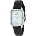  Shop Authentic Emporio Armani Gioia Analog Mother of Pearl Dial Black Leather Strap Watch For Women - AR11148 - Luxxuri