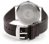  Shop Authentic Emporio Armani Kappa Quartz Black Dial Brown Leather Strap Watch For Men - AR11153 - Luxxuri